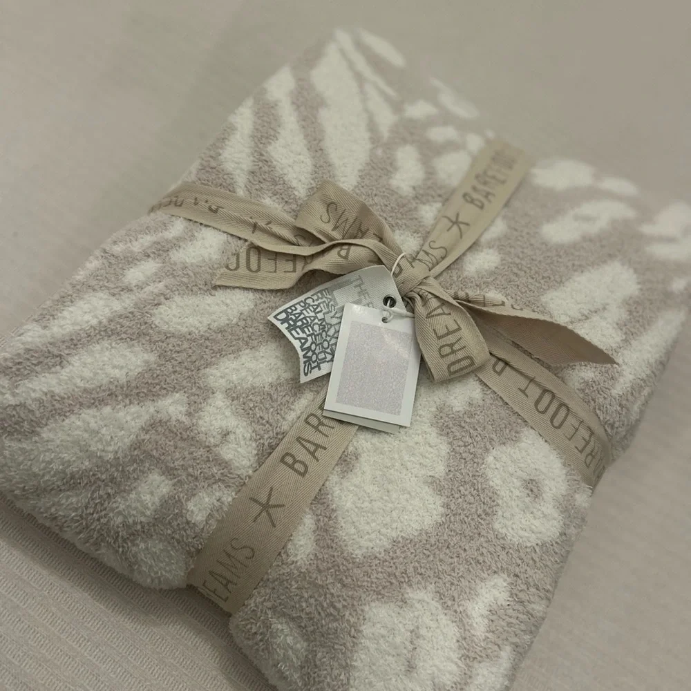 Barefoot Dreams Cozy Animal Print Throw